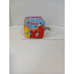 Sesame Street Soft Cube Block Book Elmo Plush Baby Infant Toddler Toy 2004